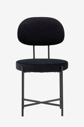 Venture Home - Spisebordsstol Stella 2-pak - Sort - Stole - Fra Homeroom