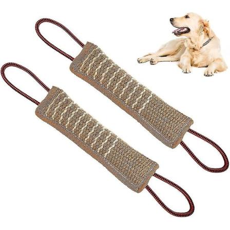 Bitepølse Tauleke, Bitepølse For Hunder, Bitepølse For Hunder Myk, 2 Stykker 30cm Bitepølse For Hunder, Bitepinne Med To Løkker Hy