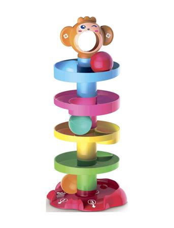Twisted Ball Tower Toys Building Sets & Blocks Ball Tracks Multi/mønstret SBP