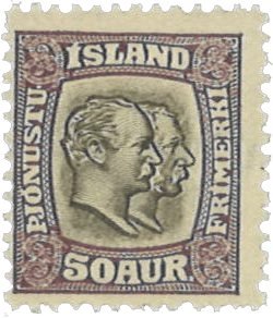 Island 1907 - Tjenestemærke AFA 31 - Postfrisk