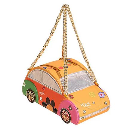 Bil Taske, Sjov Nyhed Crossbody Taske til Kvinder, Unik Bilformet Skuldertaske, PU Læder Bil-Tema Taske, Særpræget Gave