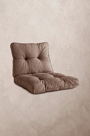 Jotex - Kissen-set Sessel Braun - BOLONIA - Kaufe Polster und Stuhlkissen bei Jotex