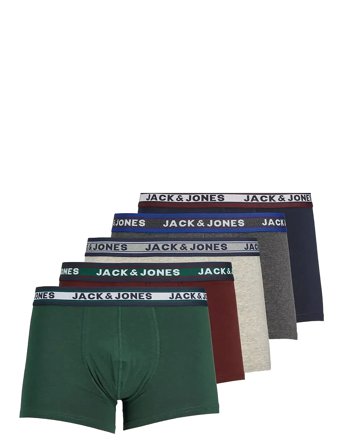 Jacoliver Trunks 5 Pack Noos Grey Jack & J S