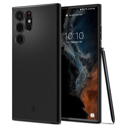 Spigen Ohut kotelo Samsung Galaxy S22 Ultra - musta