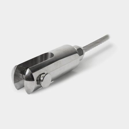 Seldén Sta-lok fork Terminal, for ø6 mm wire - fork/clevis pin/split pin/former/wedge/hole screw (301-127)