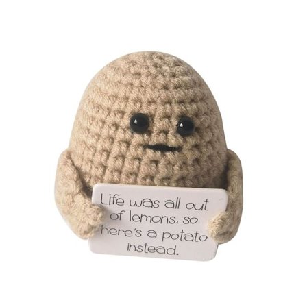 Positive Potato Knitted Potato Doll 4 4