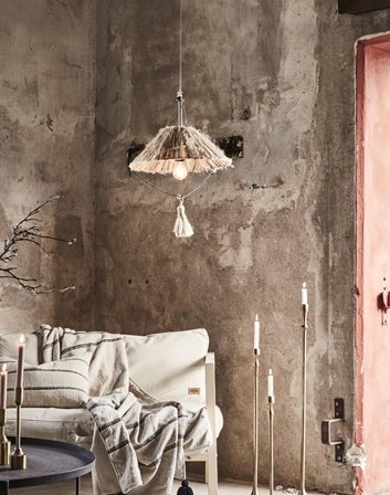 Affari Nest Lampeskjerm Sjøgress 43x57