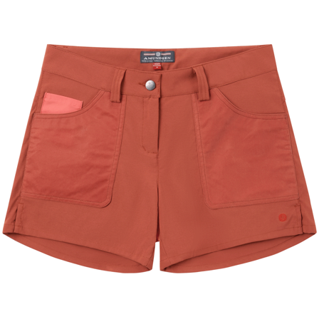 Amundsen 5Incher Field Shorts Womens Terra Red/Red