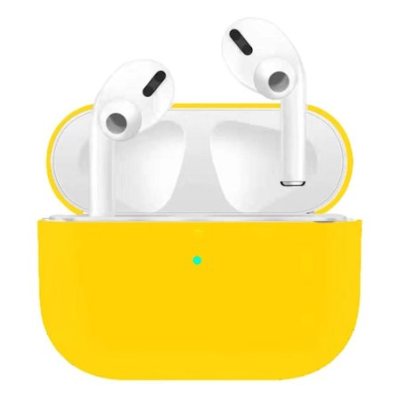 AirPods Pron erittäin ohut silikonikotelo - Keltainen