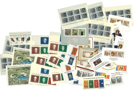 Tyskland - 38 miniark (15 forskellige) - Postfrisk dubletpakke