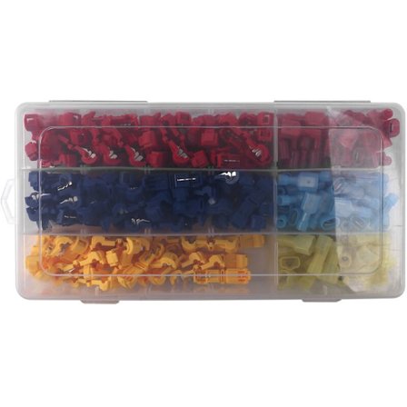 260 stk. Funktion T-Tap Elektriske Konnektorer - Ledningssplice Hurtige Taps og Isolerede Han Hurtige Afbryderterminaler