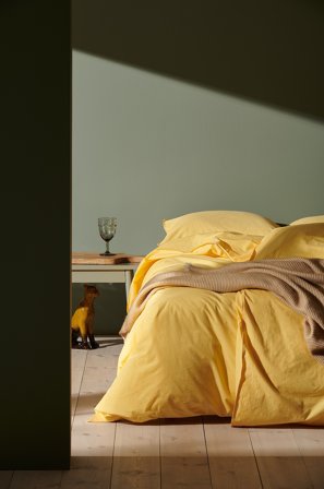 Jotex - Dynetrekk - Økologisk Banangul - DANTON - Kjøp Sengesett hos Jotex