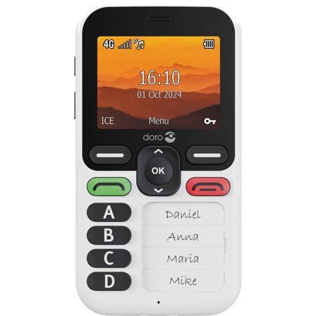 Doro Leva X10 - White/Black
