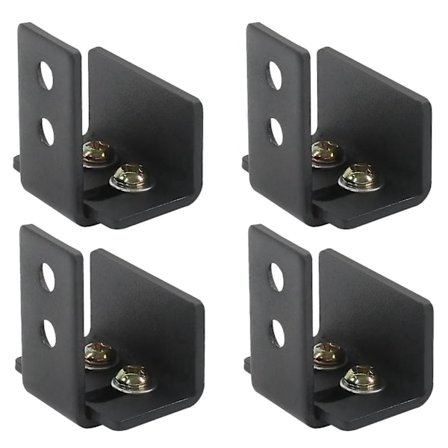 4-delt skydedørsgulvskinne, justerbar gulvskinne til skydedøre