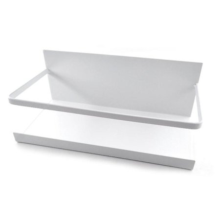 Magnetisk krydderhylle, magnetisk hylle, magnetisk krydderhylle til kjøleskap, plassbesparende kjøleskapskrydderhylle