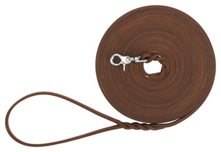Trixie Rustic Nahkainen Jälkiliina 10 m/8 mm Tummanruskea