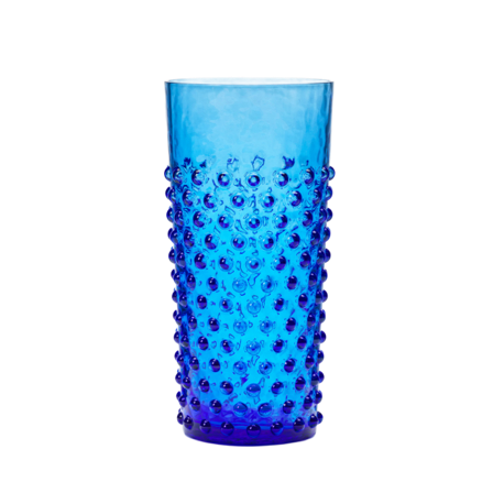 In Flore Cecilia Dricksglas Höga, 2-pack Glas Blå 14cm