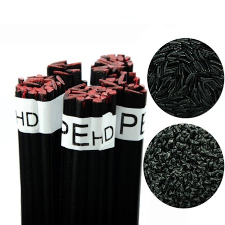 Plast Svejsetråd PEHD Sort 100G – Professionel Kvalitet | 42 Cm, Mixform | til PE, HDPE, PEHD