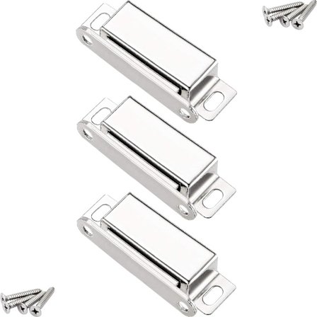 Magnetiske Dørlukkere, 20kg Magnetisk Dørlukker og 12 Skruer,