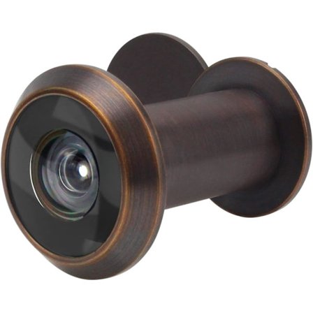 Rustfrit stål kikkehul - 16 mm kikkehul til montering i 35-55 mm døre