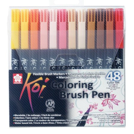 Sakura Koi Colouring Brush Pen ensemble de 48