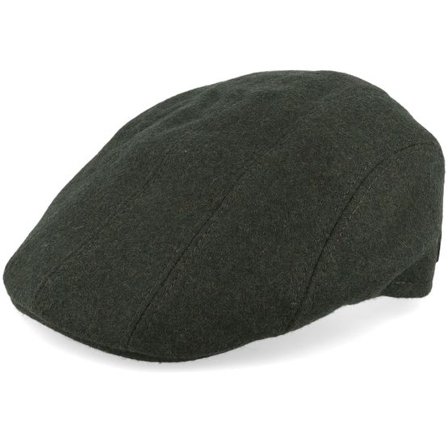 MJM Hats - Grön flatcap Keps - Maddy El Wool Mix Loden Flat Cap @ Hatstore