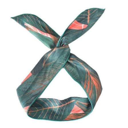 13 Väriä Boho Vintage Uusi Pääpanta Naisille Kierre Rauta Langallinen Hiuspannan söpöjä Kanin Korvia Jousi Solmu Trooppinen Lehti Kukallinen Tulos 