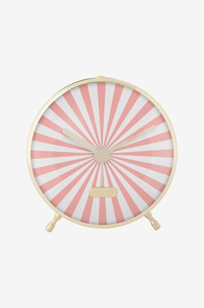 Karlsson - Väckarklocka Candy Swirl flamingo - Rosa - Väggklockor & bordsur - Från Homeroom