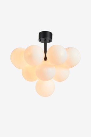 Jotex - MERLOT takplafond Svart/hvit - Kjøp Taklamper hos Jotex