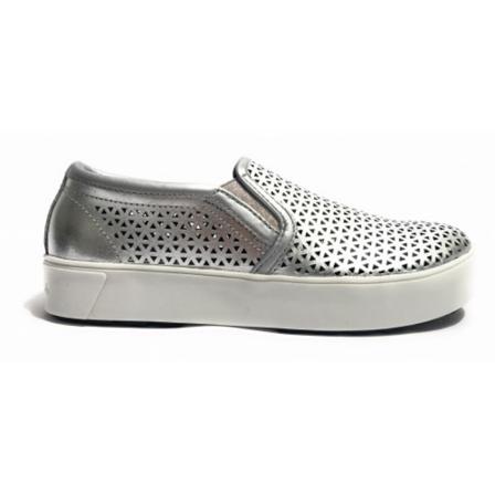 Apepazza, Sneaker Slipon Grijs, Dames, Maat:39 EU
