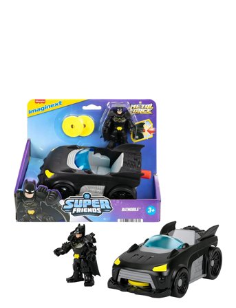 Imaginext Imaginext Dc Super Friends Metal Force Batmobile Toy Car & Batman Action Figure Set - Multi/patterned - ONE SIZE