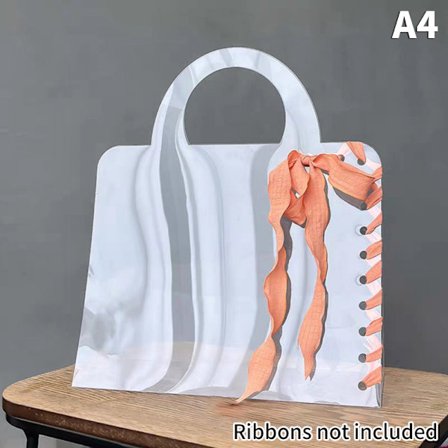 Läpinäkyvä PET Fresh Flower Box Bouquet Käsilaukku Flowers Wrappi