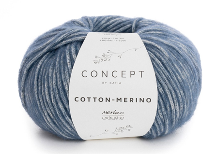 Katia Cotton-Merino Jeans 115, 50g