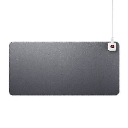 Opvarmet musemåtte med digitalt display, justerbar temperatur, skridsikker, stænktæt, komfortabel, holder varm, 6 gear, elektrisk varmemåtte, 