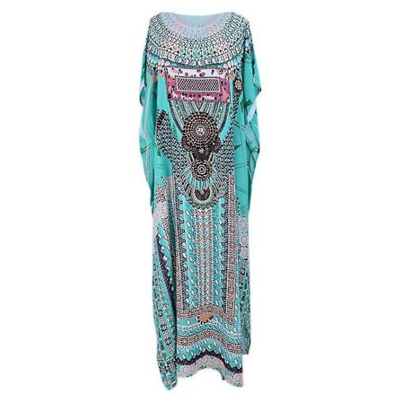 Printed Dam Kaftan Beachwear Loose Suncreen Bikini Cover Up