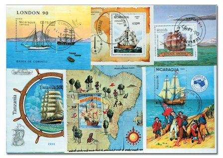 Diverse lande - sømænd 11 miniark