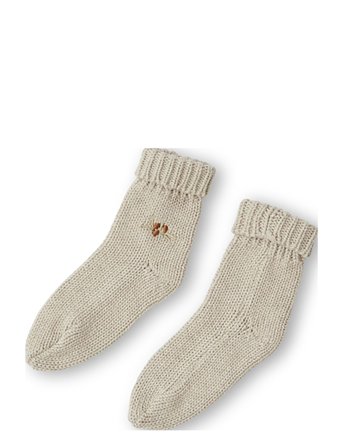 That's Mine Chaufettes Knitted Socks Havtorn 17-18 - Cream - 17-18