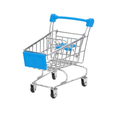 Mini Supermarket Handvagn Shopping Utility Cart Förvaringskorg Låtsas barnleksak