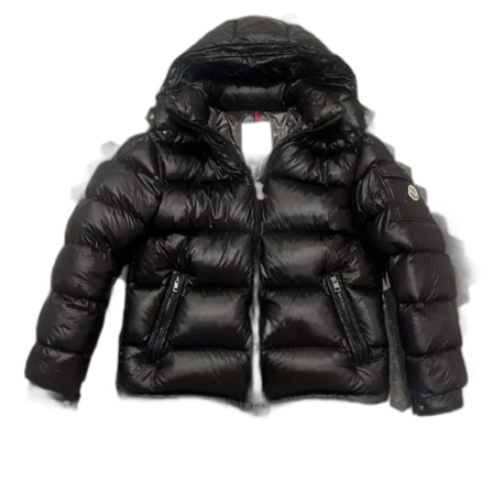Svart Moncler pufferjacka