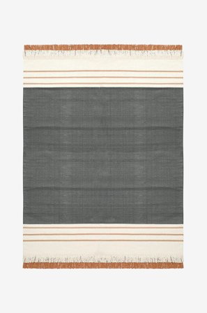 Svanefors - Tæppe Jackie - Grå - Bomulds- & kludetæpper - 200X300 - Fra Homeroom