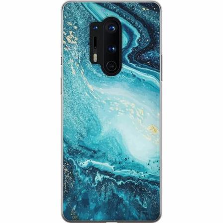Oneplus 8 Pro Genomskinligt Skal Marmor Marble