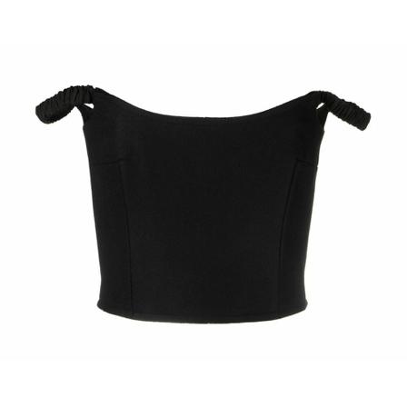 Khaite Sleeveless Tops Sort, Dame