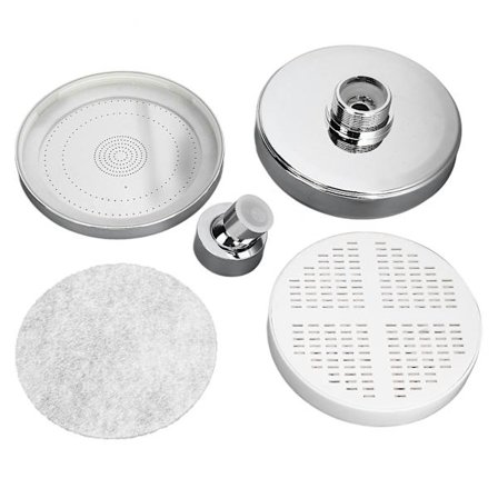 Filtreret brusehoved til sundere hår og hud, højtryksbrusehoved med vandblødgøringsfiltre til klorfjernelse og blødt vand, universelt