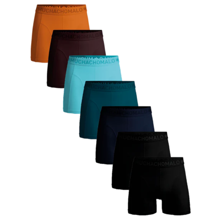 Muchachomalo 1010 Solid Boxer 7Pk 699 Assorted