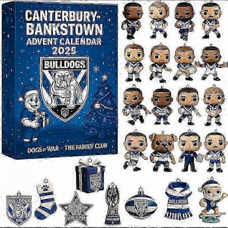 julekalender 2025 akryl dekorasjon full størrelse