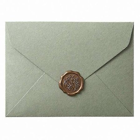 20-pack minimalistiska kuvert med flammönster 16x12cm för tackkort till bröllop [HK]