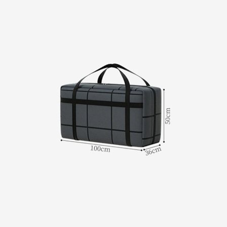 Täcke Förvaringsväska Hushålls Kläder Organiserare 100X36X50CM