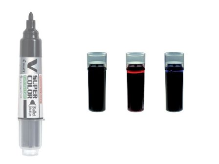 PILOT Refill V Super Color röd - Lyreco - Kontorsmaterial - Pennor - Pennpatroner