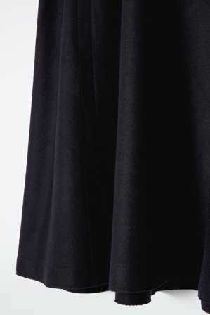 COS Women's Gonna Midi In Lana Con Pannelli in Blu