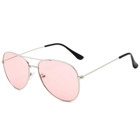 Solbriller pilot damer sølvrosa